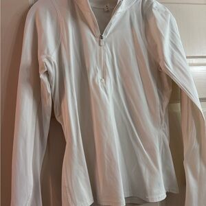 lululemon athletica White Quarter-Zip Sweatshirt